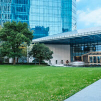 city square,business financial district in China.